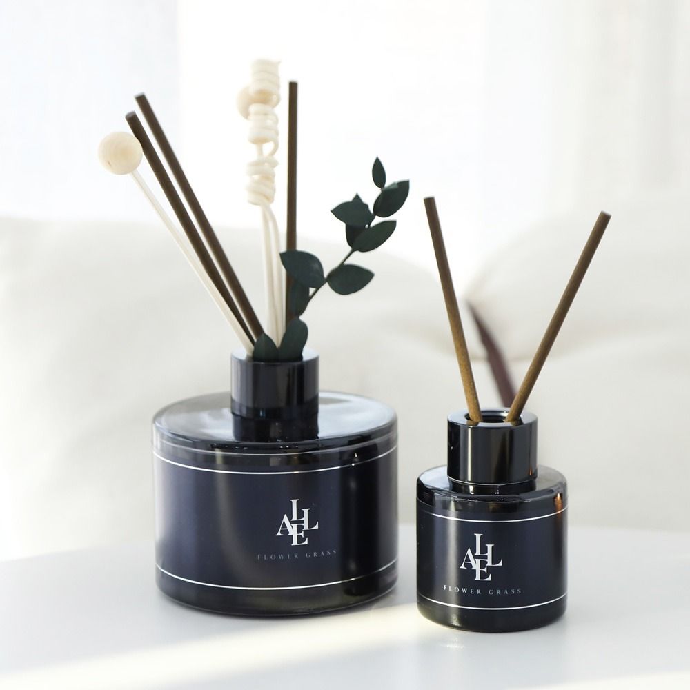 [ALLE] Black Diffuser 50ml+50ml / 200ml | 13 Scents | Premium French Fragrance & Long-Lasting Scent with Plant-Based Ethanol - Made in KOREA